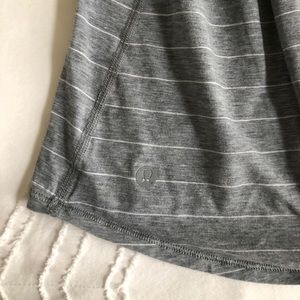 Lululemon Gray Striped Tank Top
